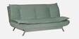 Edo Fabric Convertible Sofa Cum Bed in Green Colour
