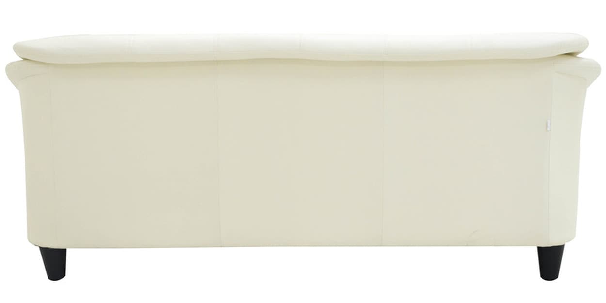 Buy Edo 3 Seater Sofa in Ivory colour by Furnitech Online Modern Sofa