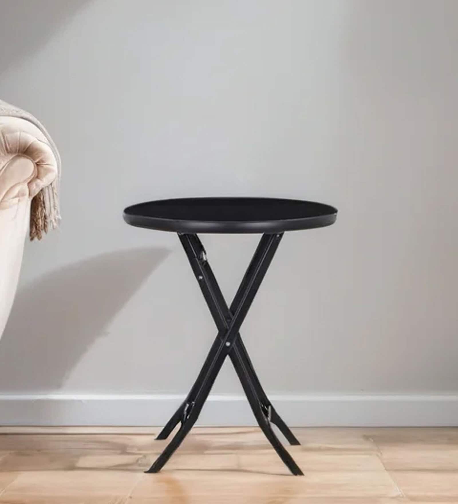 Eden Metal End Table In Black Colour Eden Metal End Table In Black Colour