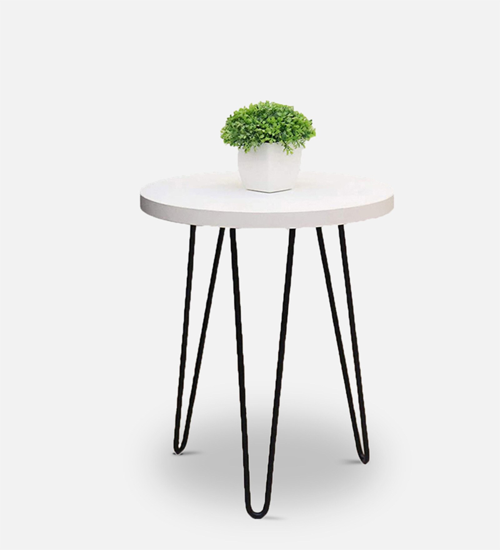 Buy Edge Metal End Table in White Finish at 15 OFF by Finch Fox Pepperfry