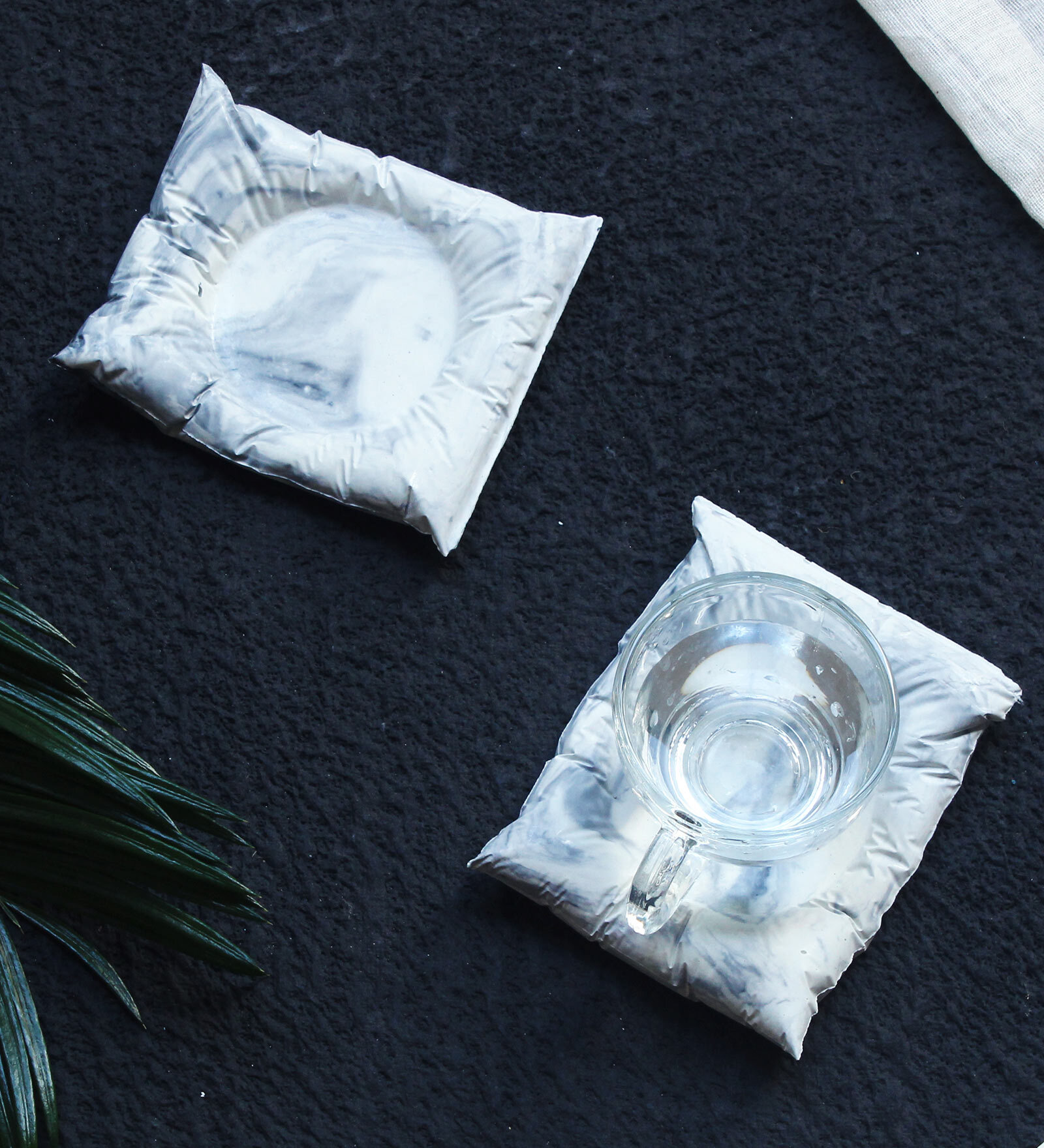 Edgy  (Set of 4) Concrete Coaster