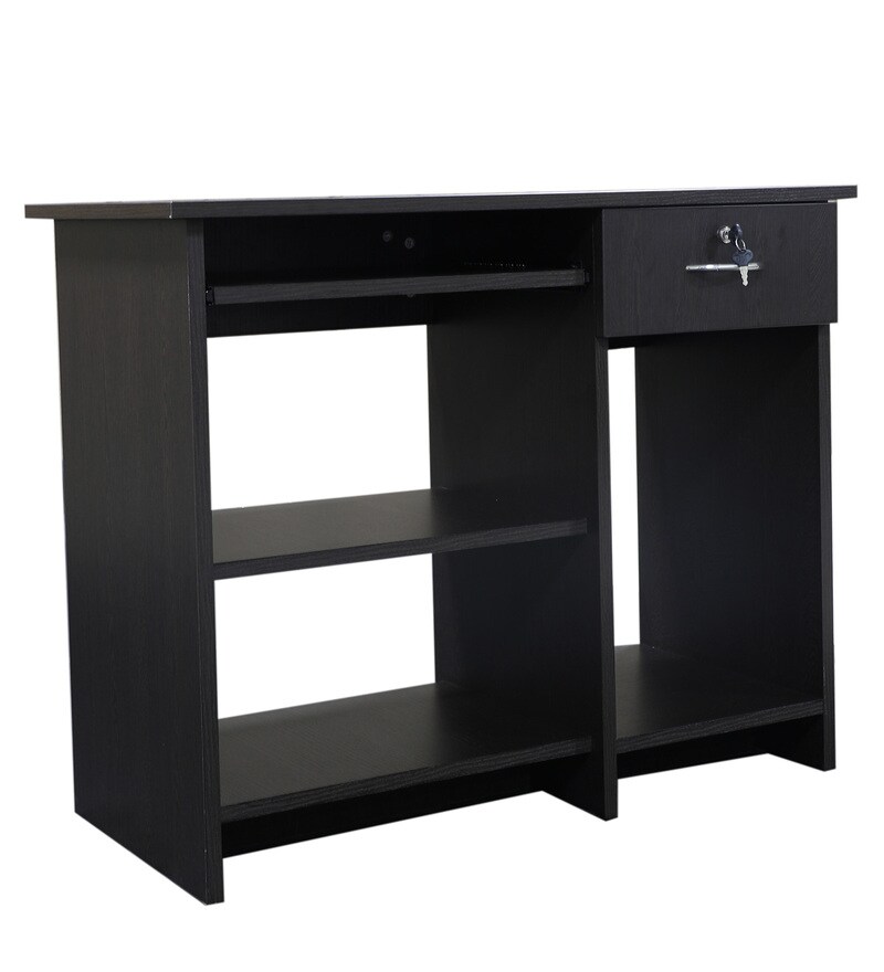 Buy Edwin Computer desk in Wenge Colour by Crystal Furnitech Online