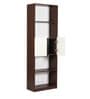 Eden Book Shelf in Walnut & White Finish