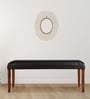 Eden Solid Wood Bench in Brown Colour