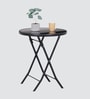 Eden Metal End Table In Black Colour