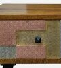 Edgar Solid Wood Coffee Table In Honey Oak Finish