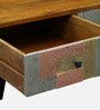 Edgar Solid Wood Coffee Table In Honey Oak Finish