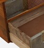 Edgar Solid Wood Lift Top Coffee Table In Honey Oak Finish With Drawers