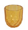 Edgy Orange Glass Table Vase