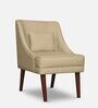 Edinburg Slipper Chair In Beige Colour