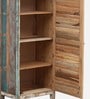 Edmond Solid Wood Cabinet In Distress Finish