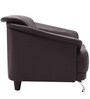 Edo Leatherette 1 Seater Sofa in Brown Colour