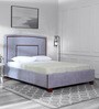 Eduardo Upholstered King Size Bed in Grey Colour
