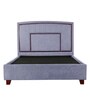 Eduardo Upholstered King Size Bed in Grey Colour