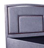 Eduardo Upholstered King Size Bed in Grey Colour