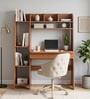 Eduvora Desk In Walnut Finish
