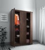 Edward 3 Door Wardrobe in Walnut Finish