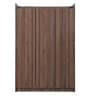 Edward 3 Door Wardrobe in Walnut Finish