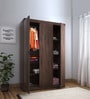 Edward 3 Door Wardrobe in Walnut Finish