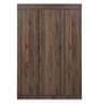 Edward 3 Door Wardrobe in Walnut Finish