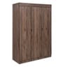 Edward 3 Door Wardrobe in Walnut Finish