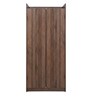 Edward 2 Door Wardrobe in Walnut Finish Edward 2 Door Wardrobe in Walnut Finish