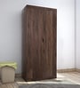 Edward 2 Door Wardrobe in Walnut Finish Edward 2 Door Wardrobe in Walnut Finish