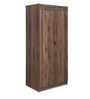 Edward 2 Door Wardrobe in Walnut Finish Edward 2 Door Wardrobe in Walnut Finish