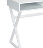Edwin Writing Table in Super White Colour