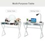 Edwin Writing Table in Super White Colour