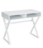 Edwin Writing Table in Super White Colour
