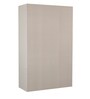 Edwina 3 Door Wardrobe in Glossy White Colour