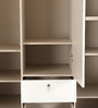 Edwina 3 Door Wardrobe in Glossy White Colour