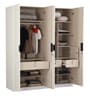 Edwina 4 Door Wardrobe in Glossy White Colour
