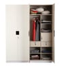 Edwina 4 Door Wardrobe in Glossy White Colour