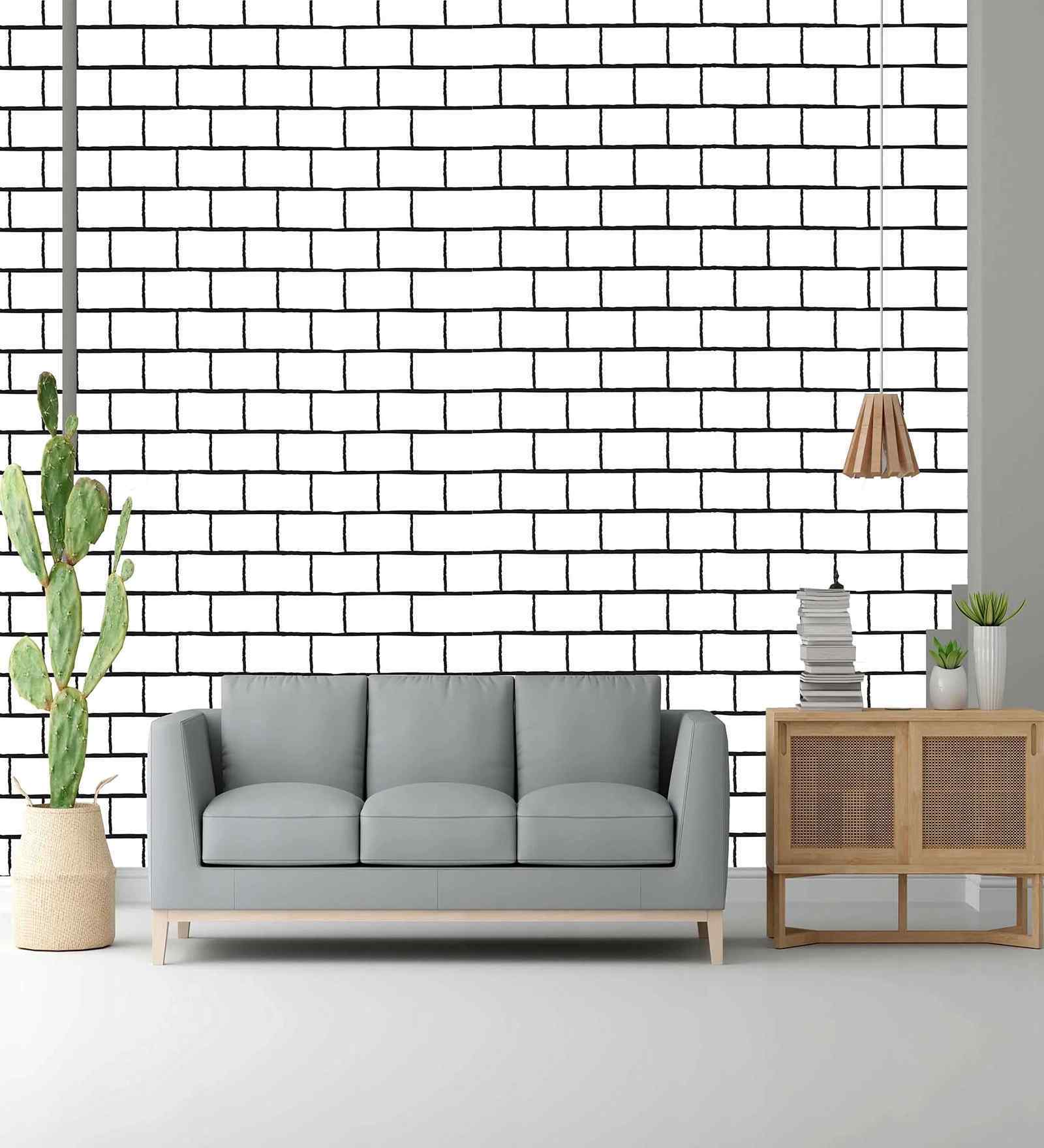 Eerie Black Design Subtle Elegance Modern Style Wallpaper