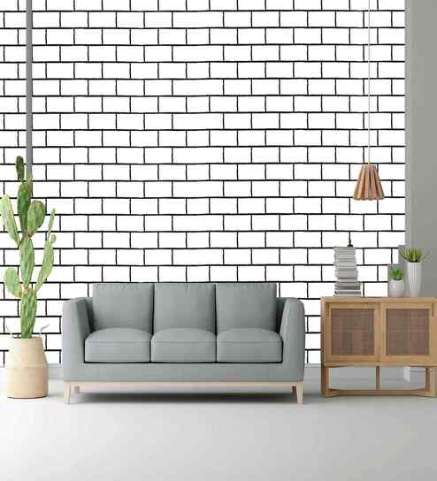 Eerie Black Design Subtle Elegance Modern Style Wallpaper