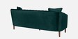 Effervescent Velvet 3 Seater Sofa in Green Colour
