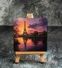 Effiel Tower at Sunset Mini Canvas Frame