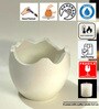 Egg Crakle Shape Candle Jar