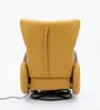 Egge Revolving Motorized Recliner Leatherette Chair  In Yellow Colour
