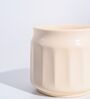 Eggshell White Ceramic Desk Pot