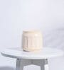 Eggshell White Ceramic Desk Pot