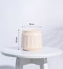 Eggshell White Ceramic Desk Pot