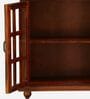 Barkston Sheesham Wood Compact Crockery Unit In Scratch Resistant Honey Oak Finish Barkston Sheesham Wood Compact Crockery Unit In Scratch Resistant Honey Oak Finish