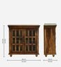Barkston Sheesham Wood Compact Crockery Unit In Scratch Resistant Provincial Teak Finish Barkston Sheesham Wood Compact Crockery Unit In Scratch Resistant Provincial Teak Finish