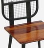 Egon Metal Cafe Chair in Black Finish