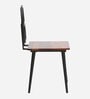 Egon Metal Cafe Chair in Black Finish