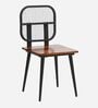 Egon Metal Cafe Chair in Black Finish