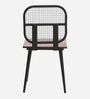 Egon Metal Cafe Chair in Black Finish